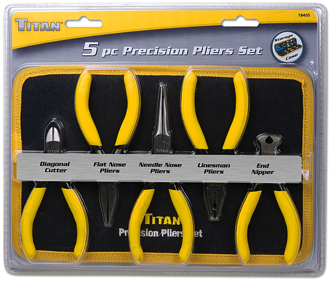 5pc Precision Pliers Set With Case, Pliers, Products